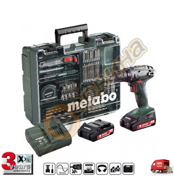   Metabo BS 18 SET 602207880 - 18V/2.0A