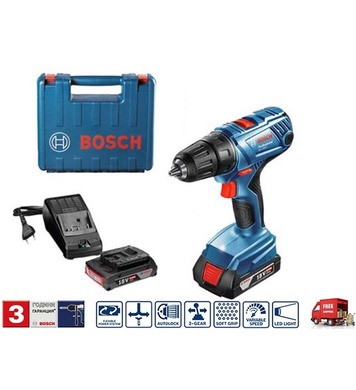   Bosch GSR 180-LI 06019F8109 - 18V/2.0