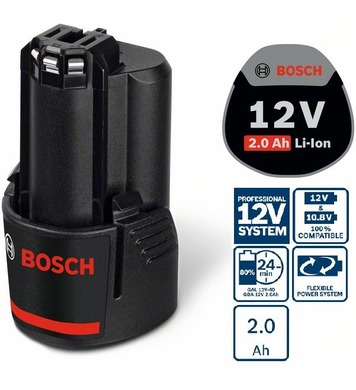   Bosch GBA 12V 2,0Ah Professional 1600Z0