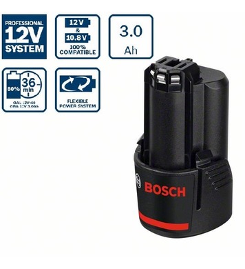   Bosch GBA 12V 3,0Ah Professional 1600A0