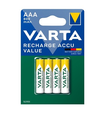   Varta Value Accu 800 mAh HR03 AAA, NiMH