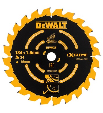     DeWalt Extreme DT1669-QZ - 184x16