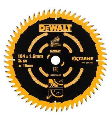     DeWalt Extreme DT1670-QZ - 184x16